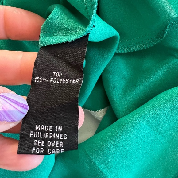 BCX - Light Weight Sheer - Partial Button-Down Blouse - Size Med Top. $40NWT - Picture 5 of 13